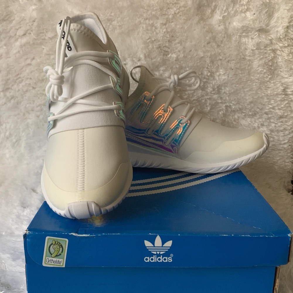 ***SOLD ON FB MARKETPLACE*** NIB HTF RARE Adidas Tubular Radial Iridescent Shoes